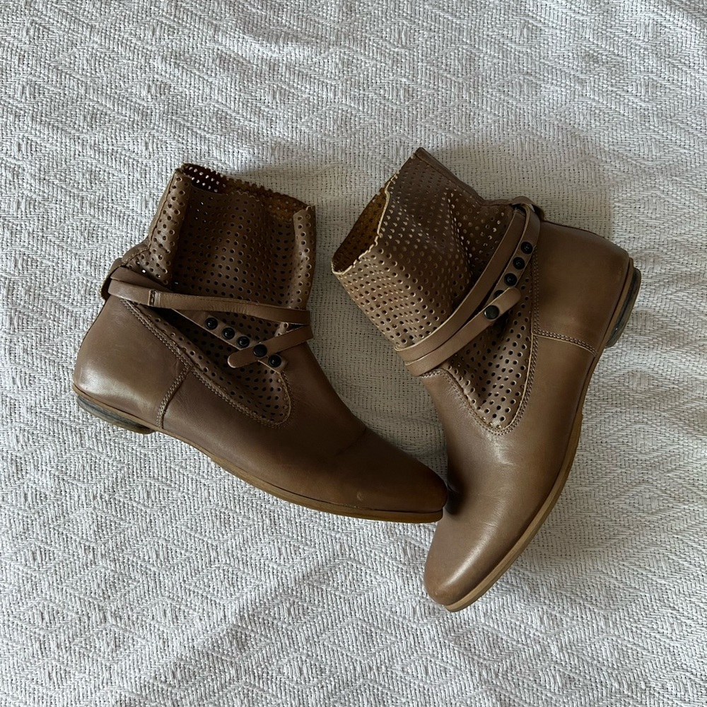 Moods of Norway Brown Ankle Booties
